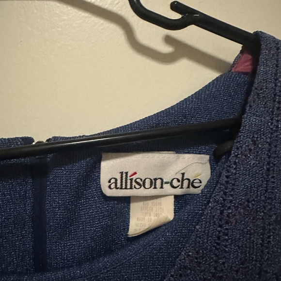 Modest Allison Che bluedress with button up overcoat. - Picture 2 of 3